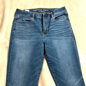 American eagle jeans size 12-high waisted skinny jeans